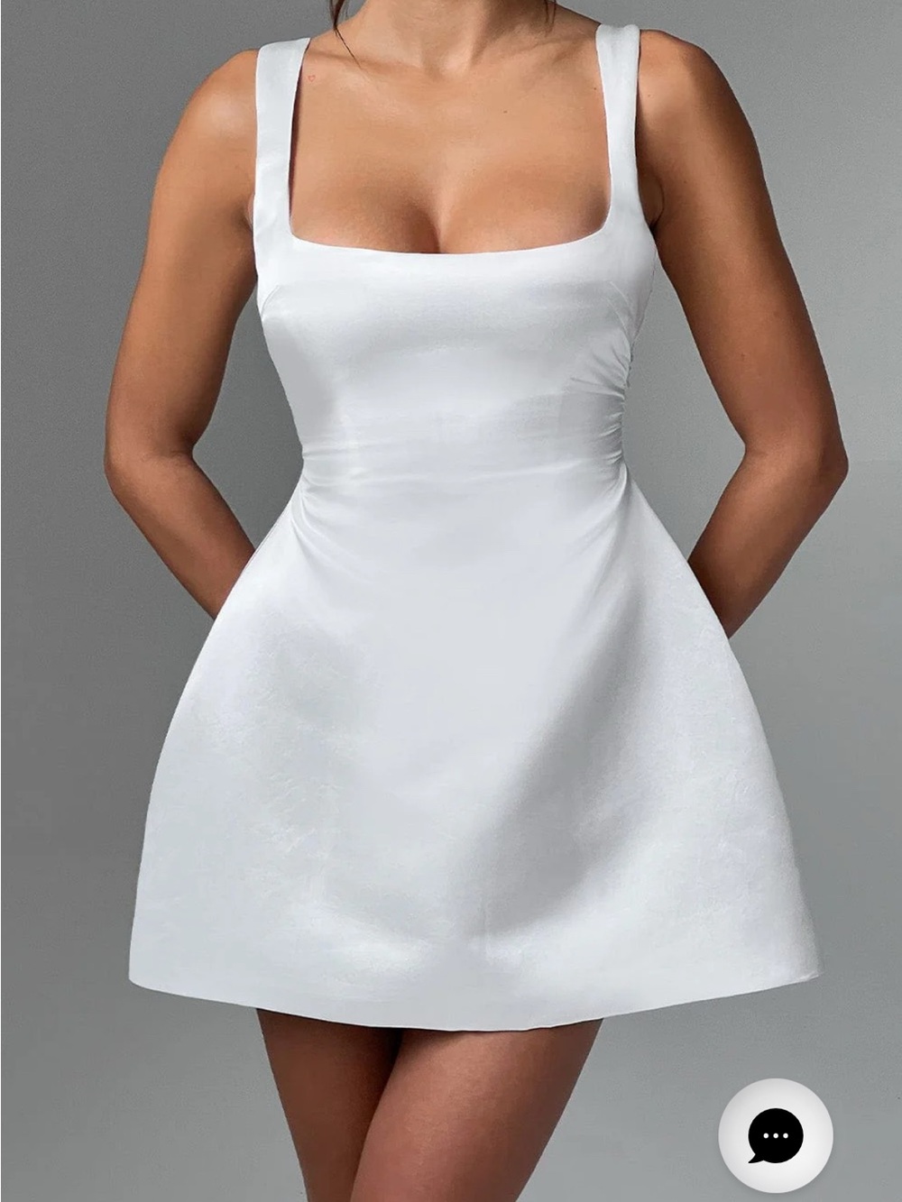 Babyboo Sofia Mini Dress in Ivory - Picture 4 of 8